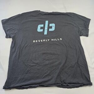Daniel Patrick Beverly Hills Shirt Mens 3XL Black Logo Graphic Tee Double Sided